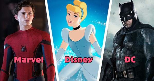 Which Trinity Of Characters From Disney, Marvel, And DC Are You?