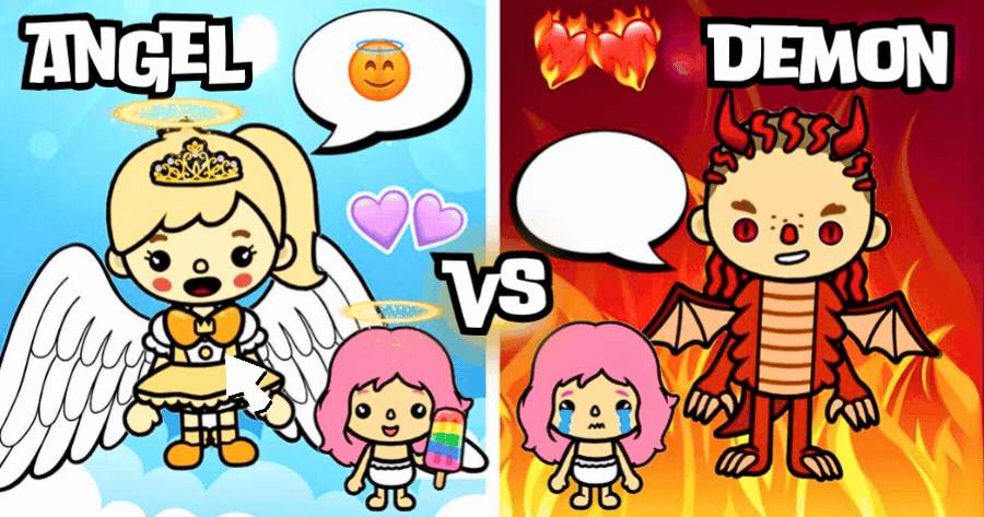 Demon Vs. Angel | Which Side Do You Belong To In Toca Life World? ππΌ